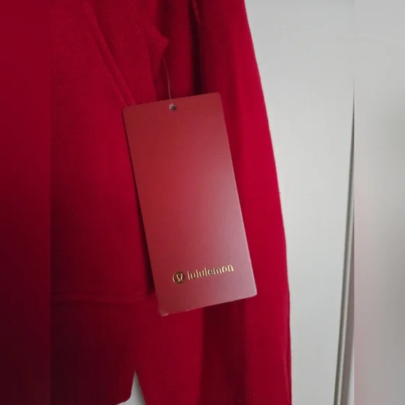 Lululemon Lunar Year Special Edition Red Half-Zip Scuba Hoodiesz M/L - Picture 3 of 11